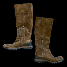 Load image into Gallery viewer, prada lug suede boots