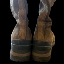Load image into Gallery viewer, prada lug suede boots