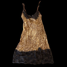 Load image into Gallery viewer, mary green brown silk slip