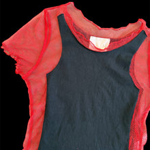 Load image into Gallery viewer, jpg jeans fishnet top