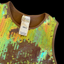 Load image into Gallery viewer, plein sud sequin top