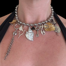Load image into Gallery viewer, #26.7 junk charm necklace