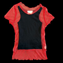 Load image into Gallery viewer, jpg jeans fishnet top