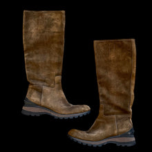 Load image into Gallery viewer, prada lug suede boots