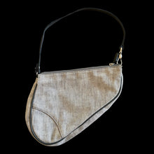 Load image into Gallery viewer, christian dior grey mini saddle bag
