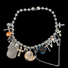 Load image into Gallery viewer, junk charm necklace #22
