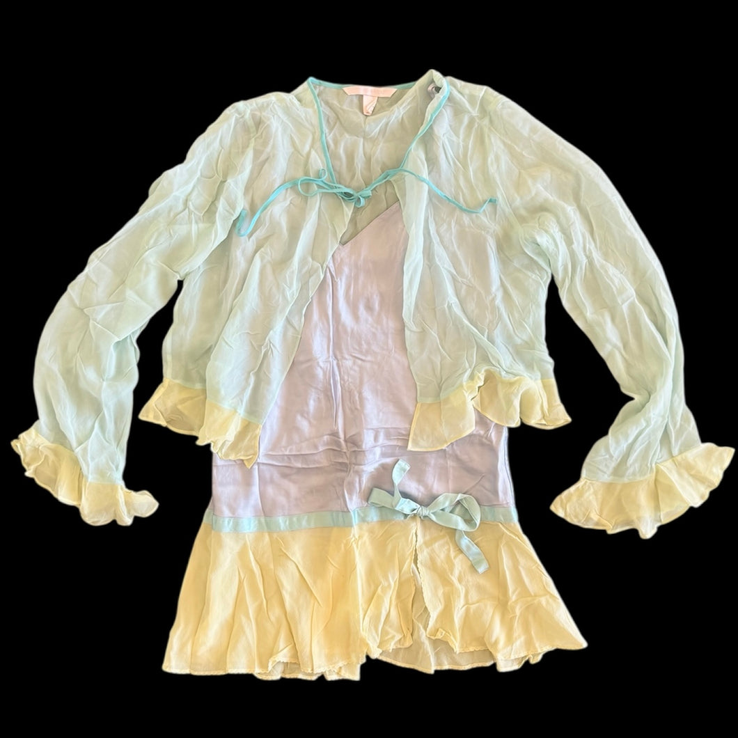 victoria’s secret y2k slip set