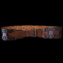Load image into Gallery viewer, brown leather belt
