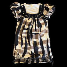 Load image into Gallery viewer, gold hawk bubble dress
