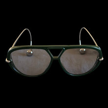 Load image into Gallery viewer, bottega veneta green earring sunglasses

