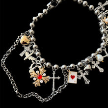 Load image into Gallery viewer, junk charm necklace #9
