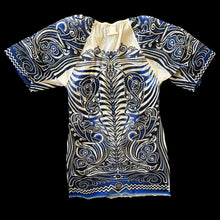 Load image into Gallery viewer, jean paul gaultier blue tattoo dress
