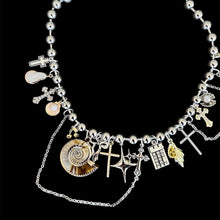 Load image into Gallery viewer, junk charm necklace #33
