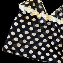 Load image into Gallery viewer, mary green polka dot top
