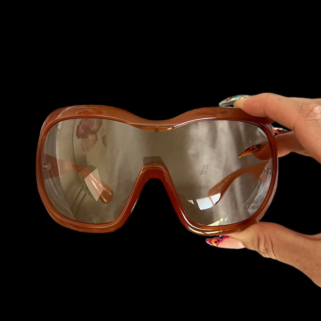 illusion orange sunglasses