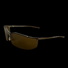Load image into Gallery viewer, gucci brown shield sunglasses
