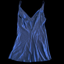 Load image into Gallery viewer, victoria’s secret blue silk slip

