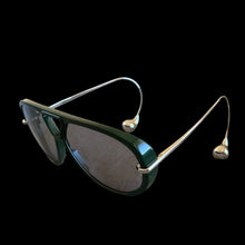 Load image into Gallery viewer, bottega veneta green earring sunglasses
