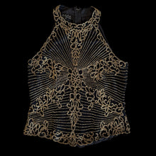 Load image into Gallery viewer, gold baroque beaded top
