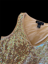 Load image into Gallery viewer, gold holographic sequin top
